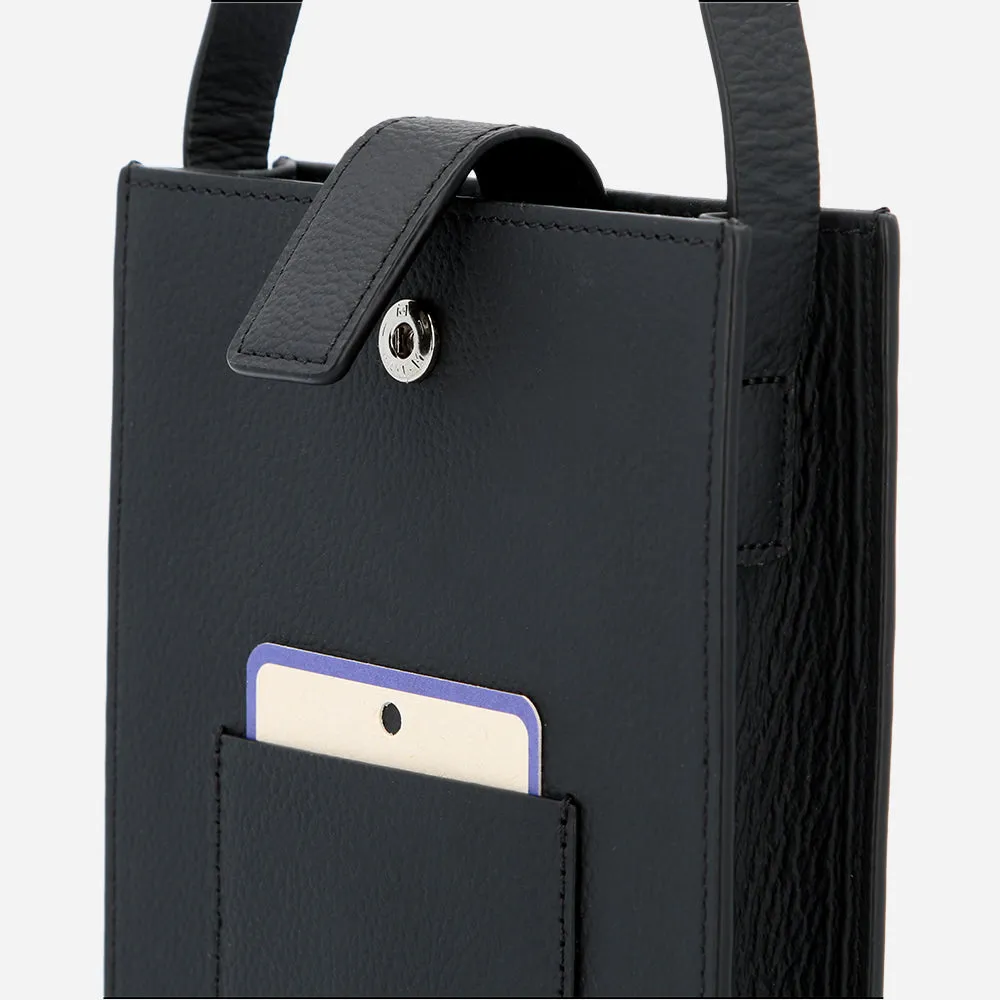 New Airman Phone Bag - Stone Black