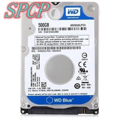 NEW WD Blue 500GB 2.5" 7mm 5400 RPM 8MB SATA3 Laptop HDD Hard Drive