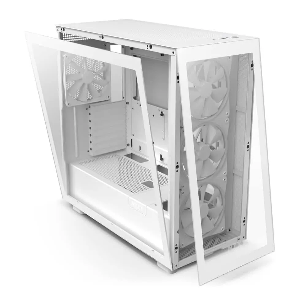 NZXT H7 ELITE MID-TOWER E-ATX CABINET WHITE