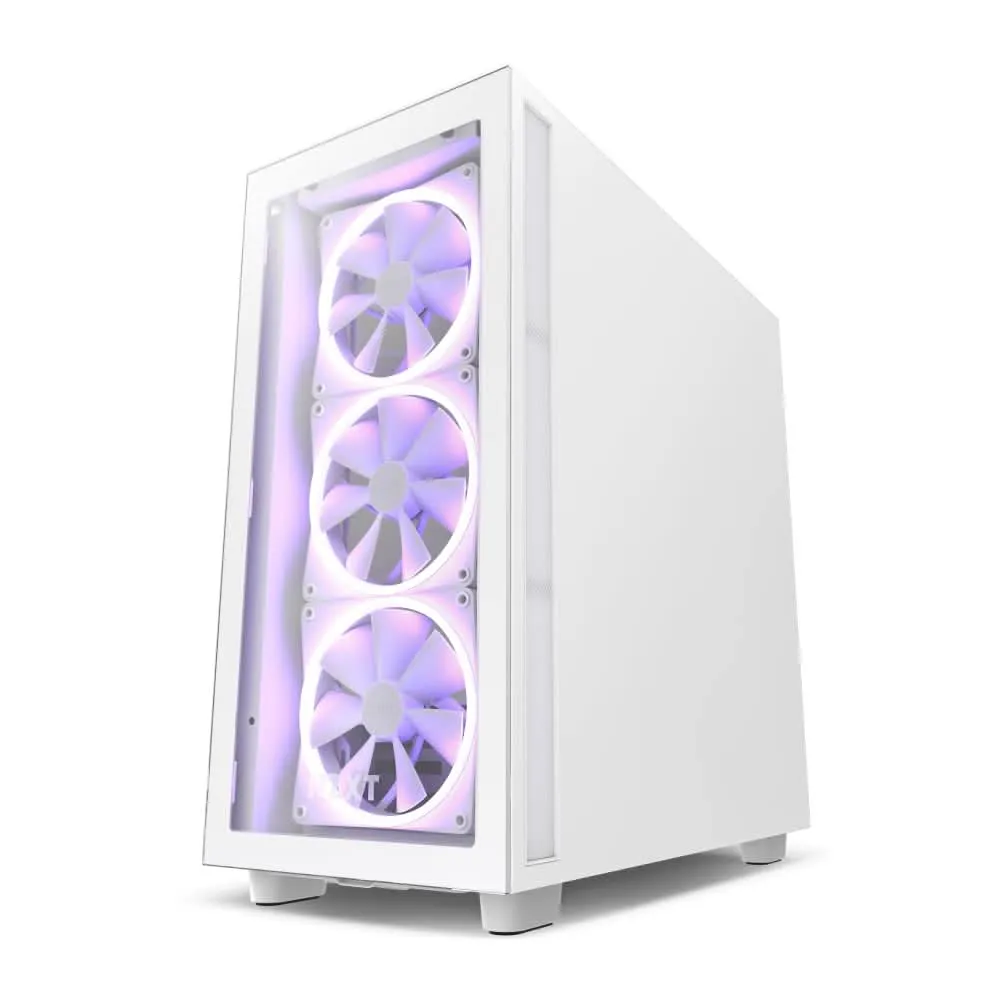 NZXT H7 ELITE MID-TOWER E-ATX CABINET WHITE