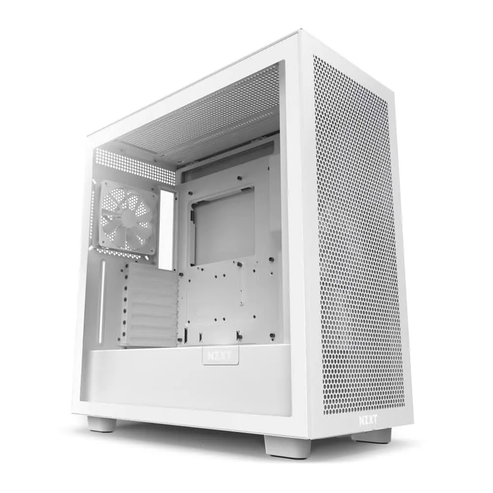 NZXT H7 FLOW MID-TOWER E-ATX CABINET WHITE