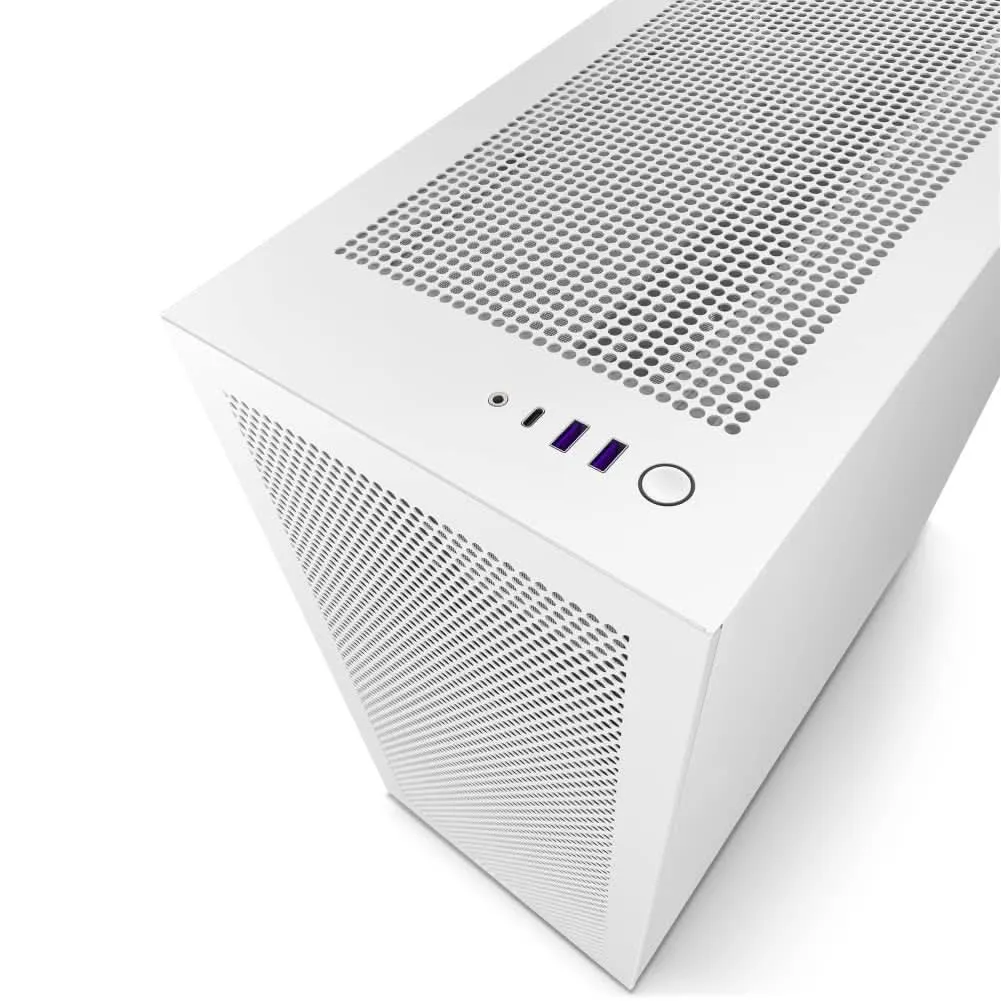 NZXT H7 FLOW MID-TOWER E-ATX CABINET WHITE