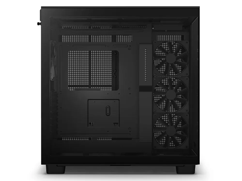 NZXT H9 Flow Dual-Chamber Mid-Tower Airflow Case - Matte Black