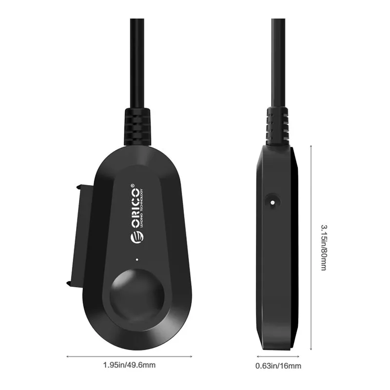 Orico Usb3.0 Sata 2.5" Hdd|Sdd 1-Way Adapter Cable - Black