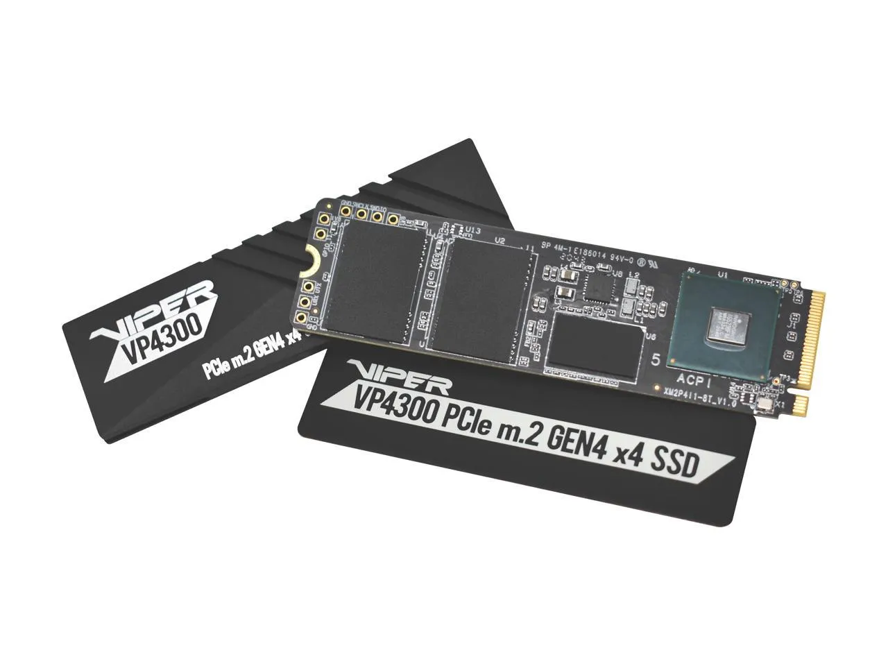 Patriot Memory Viper VP4300 1TB Internal Solid State Drive, M.2 PCIe Gen4 x 4 Gaming SSD - VP4300-1TBM28H