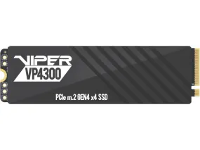 Patriot Memory Viper VP4300 1TB Internal Solid State Drive, M.2 PCIe Gen4 x 4 Gaming SSD - VP4300-1TBM28H