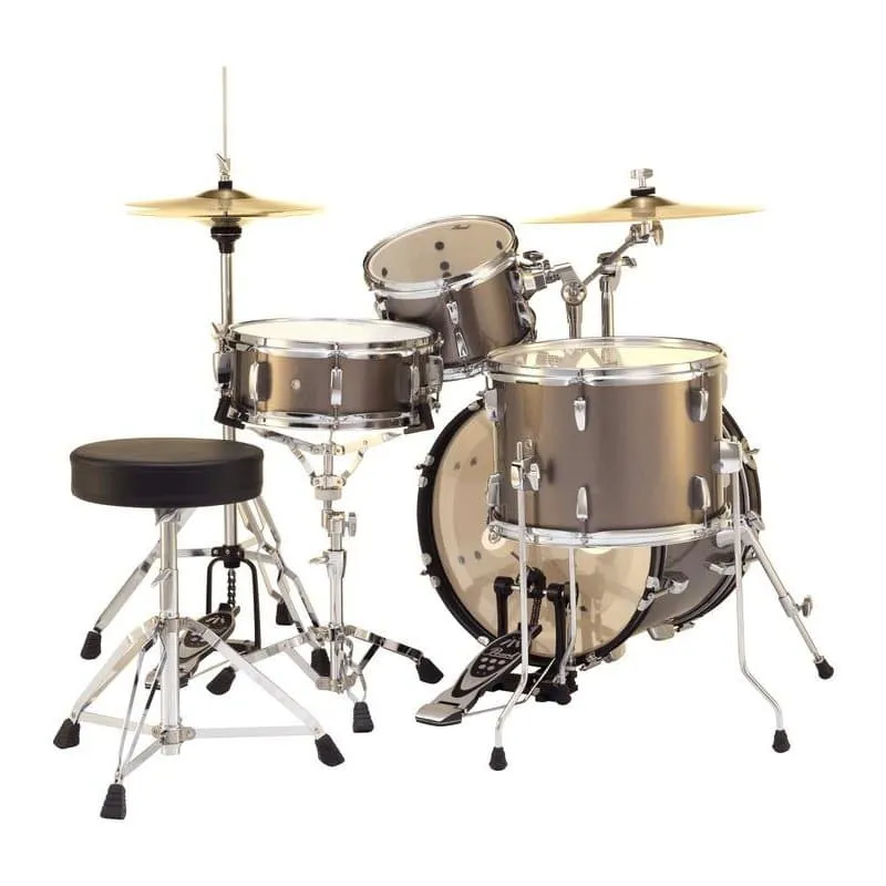 Pearl Roadshow 4 pc Set w/Hardware & Cymbals Bronze Metallic
