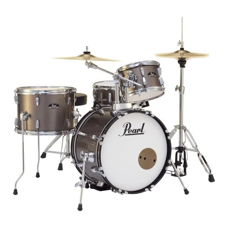 Pearl Roadshow 4 pc Set w/Hardware & Cymbals Bronze Metallic