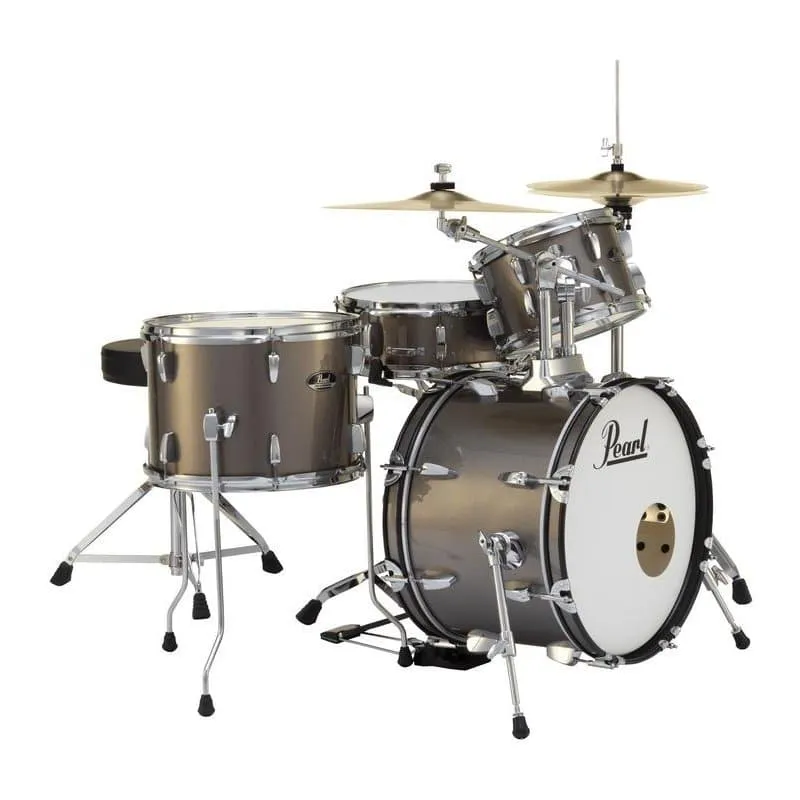 Pearl Roadshow 4 pc Set w/Hardware & Cymbals Bronze Metallic