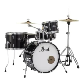 Pearl Roadshow 4pc Set w/Hardware & Cymbals Jet Black