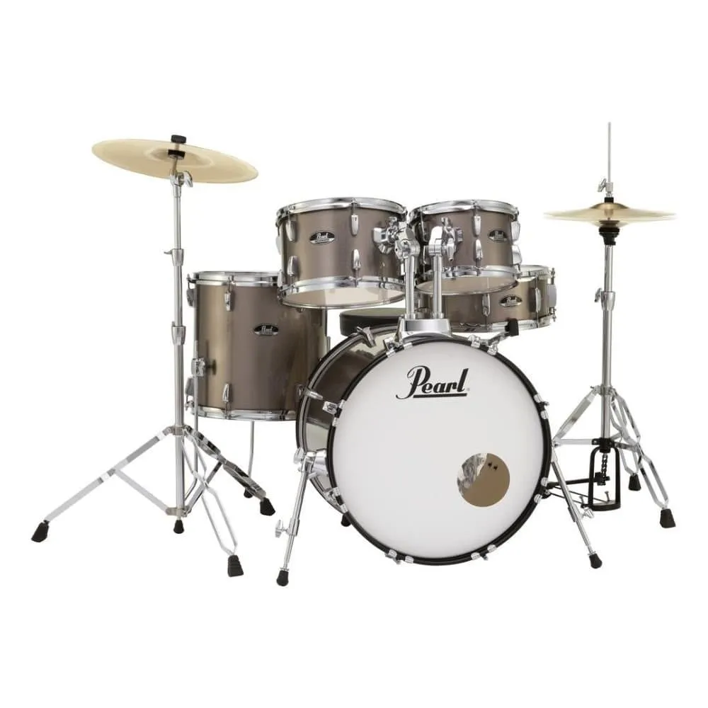 Pearl Roadshow 5 pc Set w/Hardware & Cymbals Bronze Metallic RS505C/C707