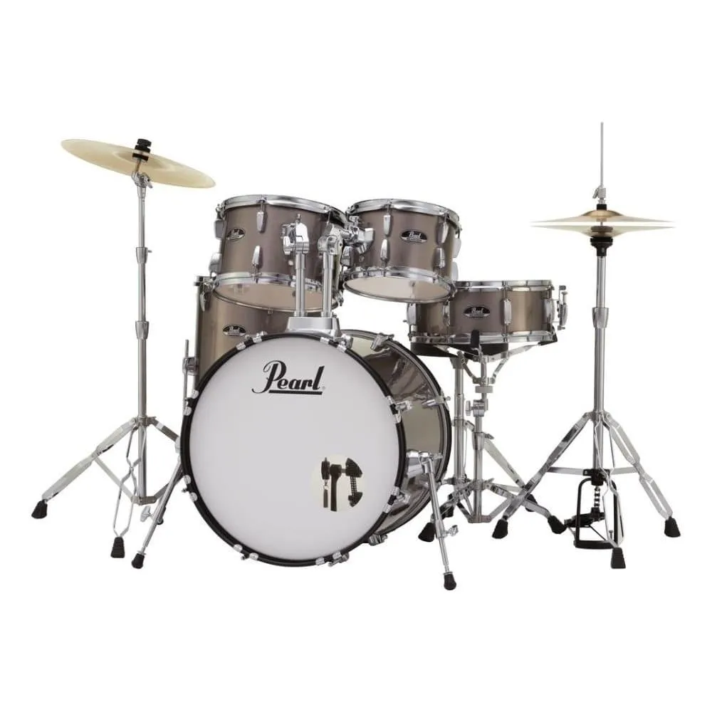Pearl Roadshow 5 pc Set w/Hardware & Cymbals Bronze Metallic RS505C/C707