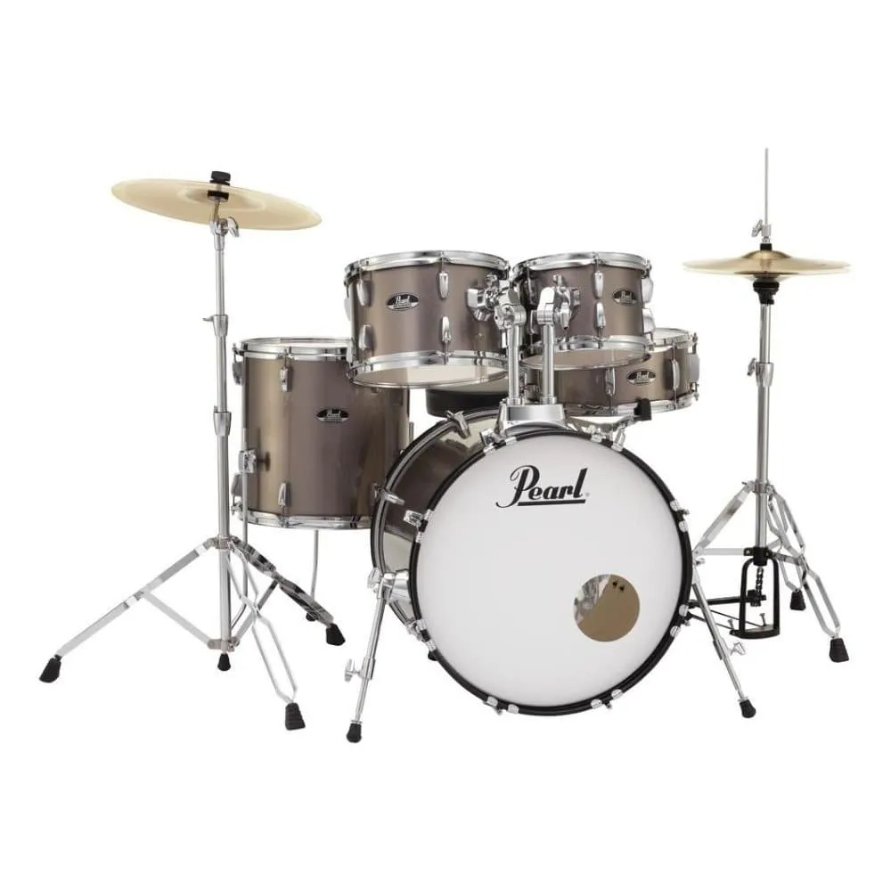 Pearl Roadshow 5 pc Set w/Hardware & Cymbals Bronze Metallic RS505C/C707