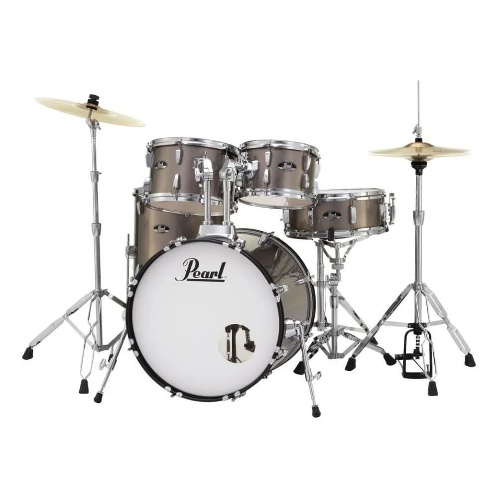 Pearl Roadshow 5 pc Set w/Hardware & Cymbals Bronze Metallic RS505C/C707