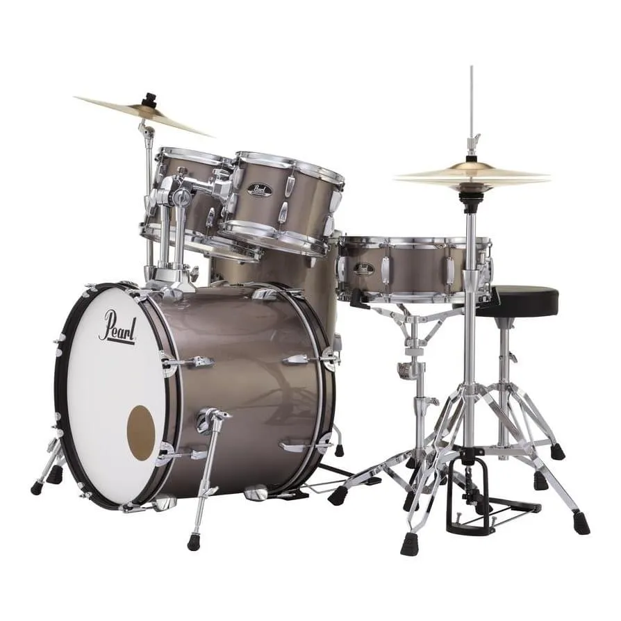 Pearl Roadshow 5 pc Set w/Hardware & Cymbals Bronze Metallic RS505C/C707