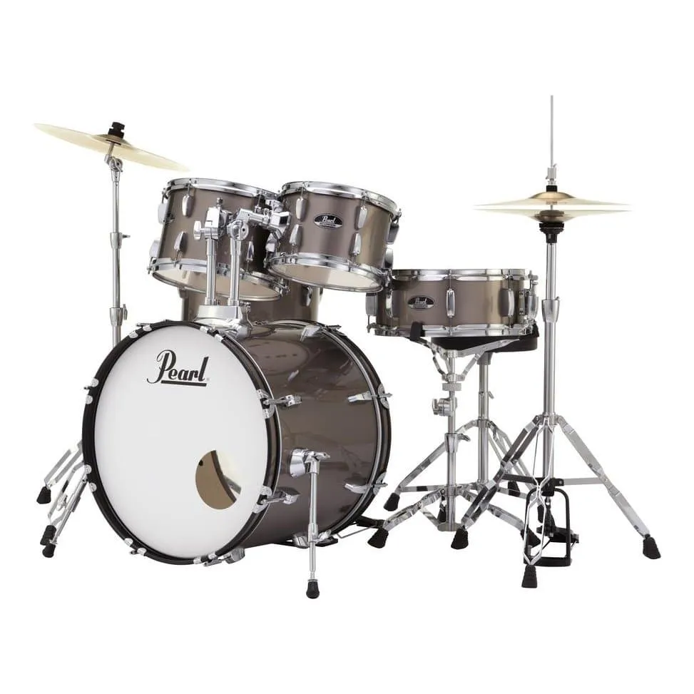 Pearl Roadshow 5 pc Set w/Hardware & Cymbals Bronze Metallic RS505C/C707