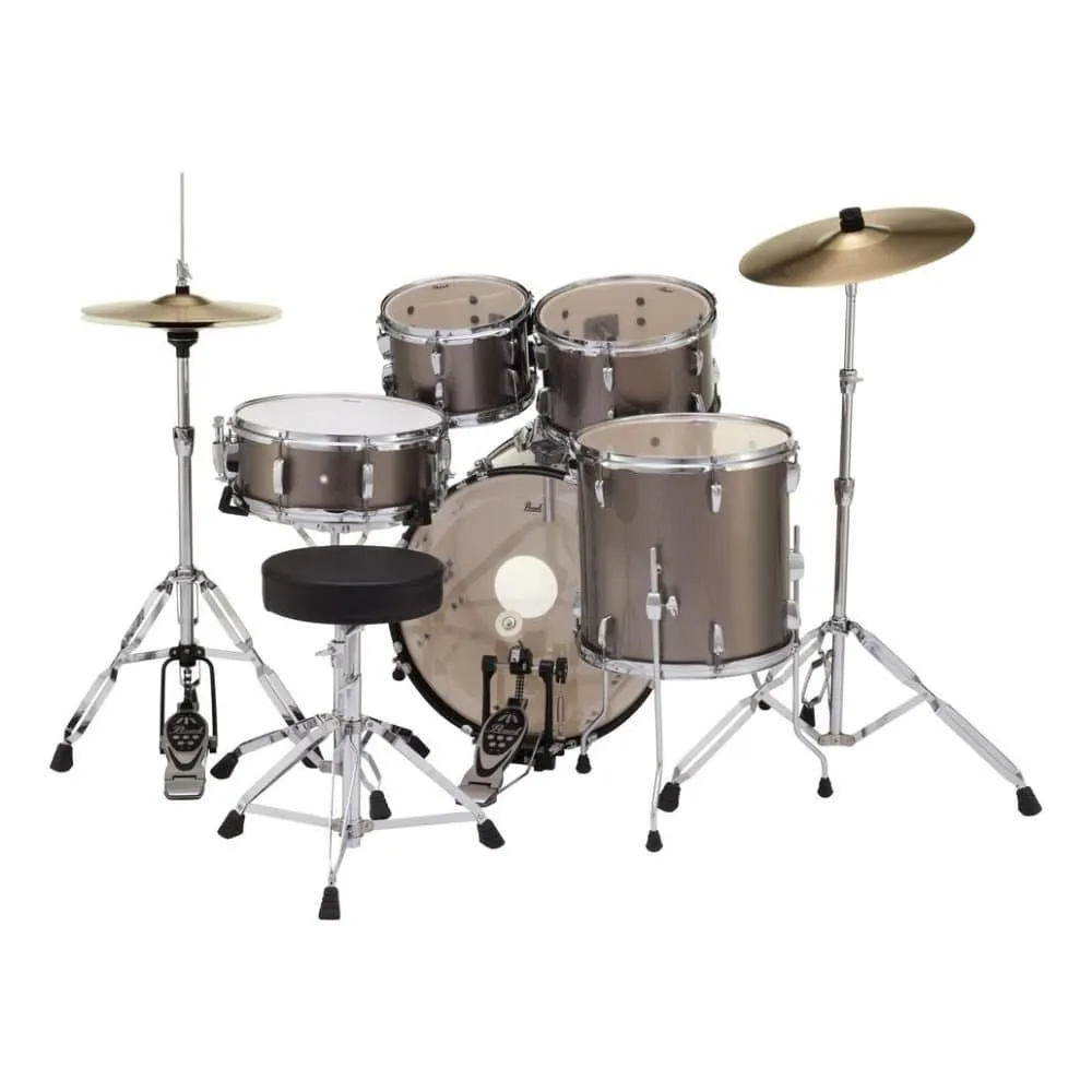 Pearl Roadshow 5 pc Set w/Hardware & Cymbals Bronze Metallic RS505C/C707