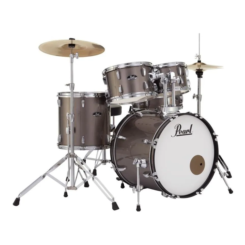 Pearl Roadshow 5 pc Set w/Hardware & Cymbals Bronze Metallic RS505C/C707