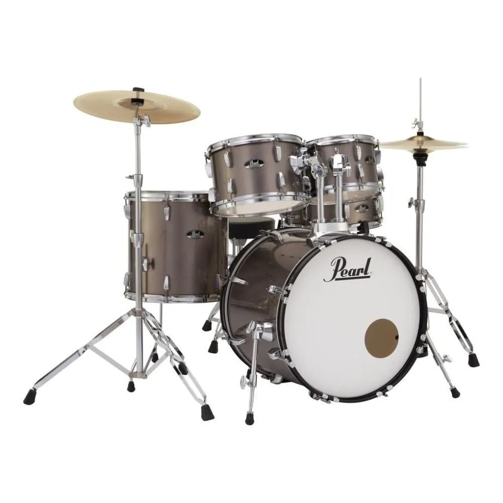 Pearl Roadshow 5 pc Set w/Hardware & Cymbals Bronze Metallic RS505C/C707