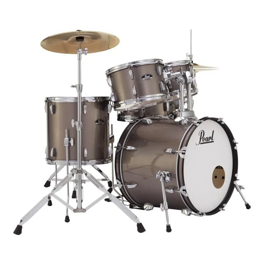 Pearl Roadshow 5 pc Set w/Hardware & Cymbals Bronze Metallic RS505C/C707