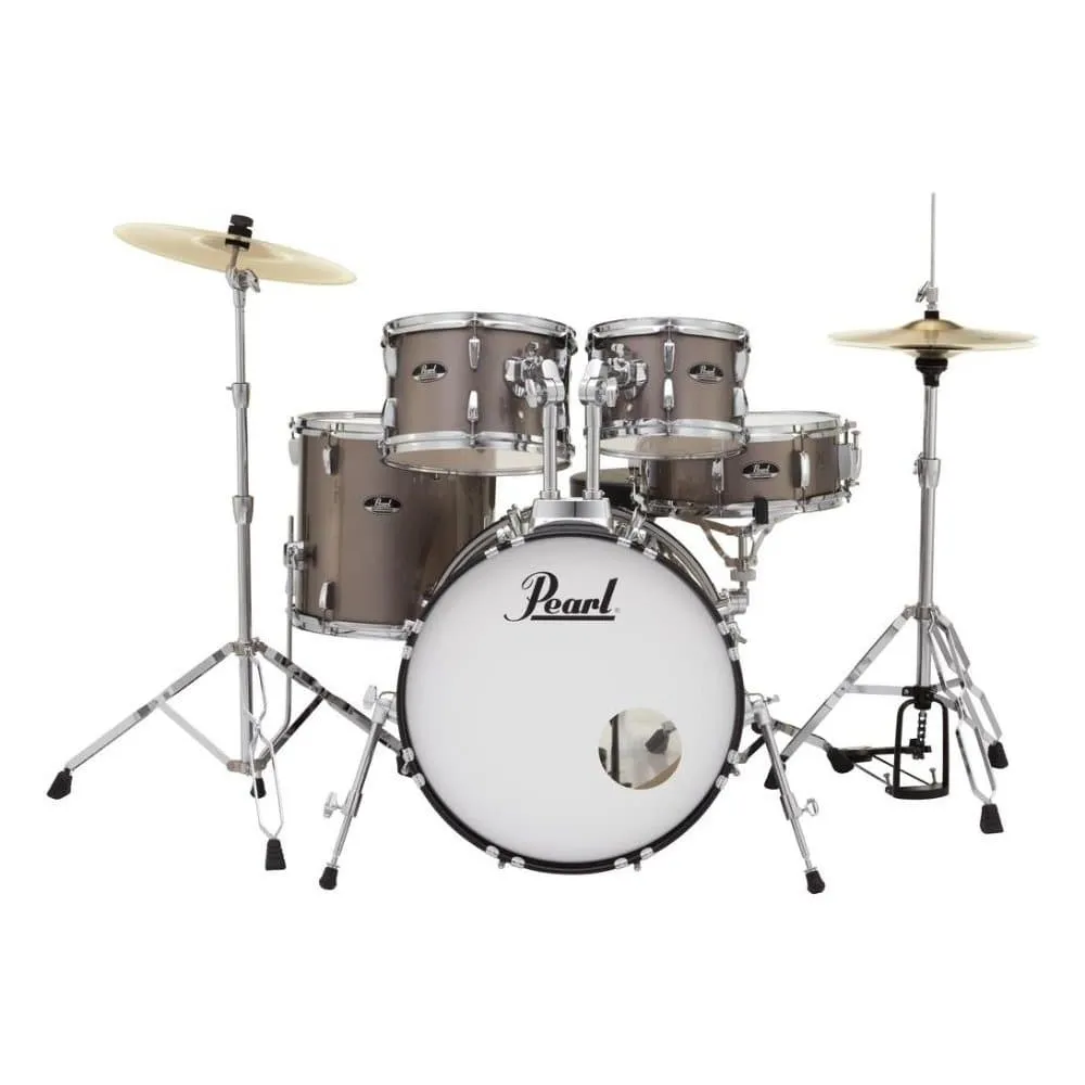 Pearl Roadshow 5 pc Set w/Hardware & Cymbals Bronze Metallic RS505C/C707