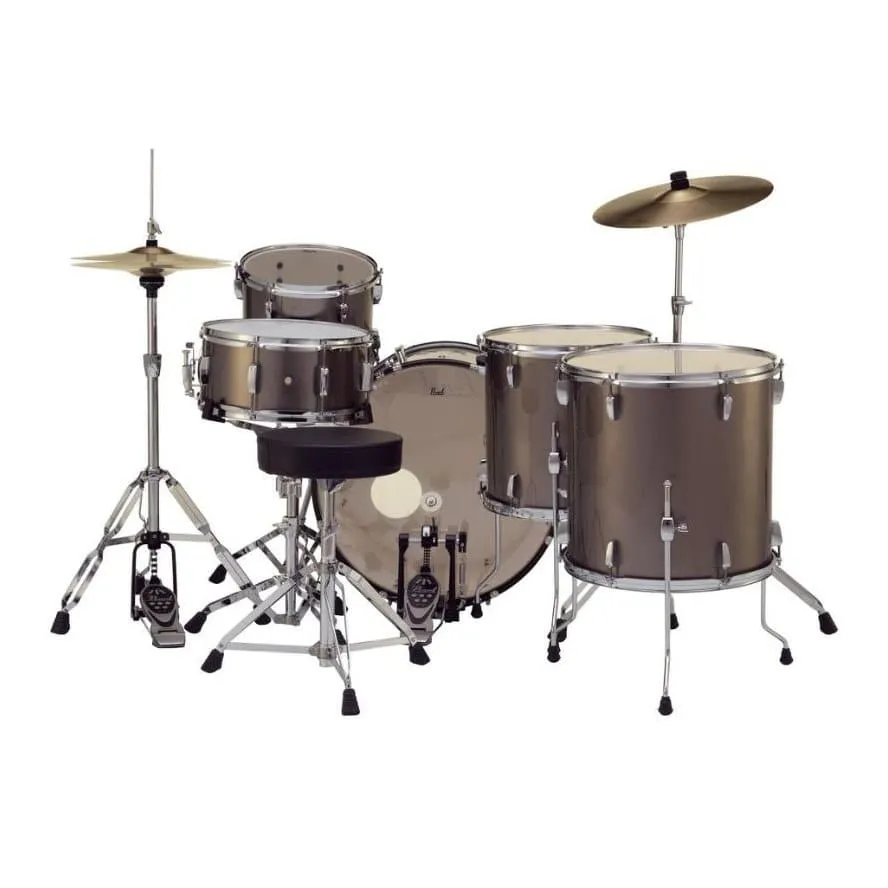 Pearl Roadshow 5 pc Set w/Hardware & Cymbals Bronze Metallic RS525WFC/C707