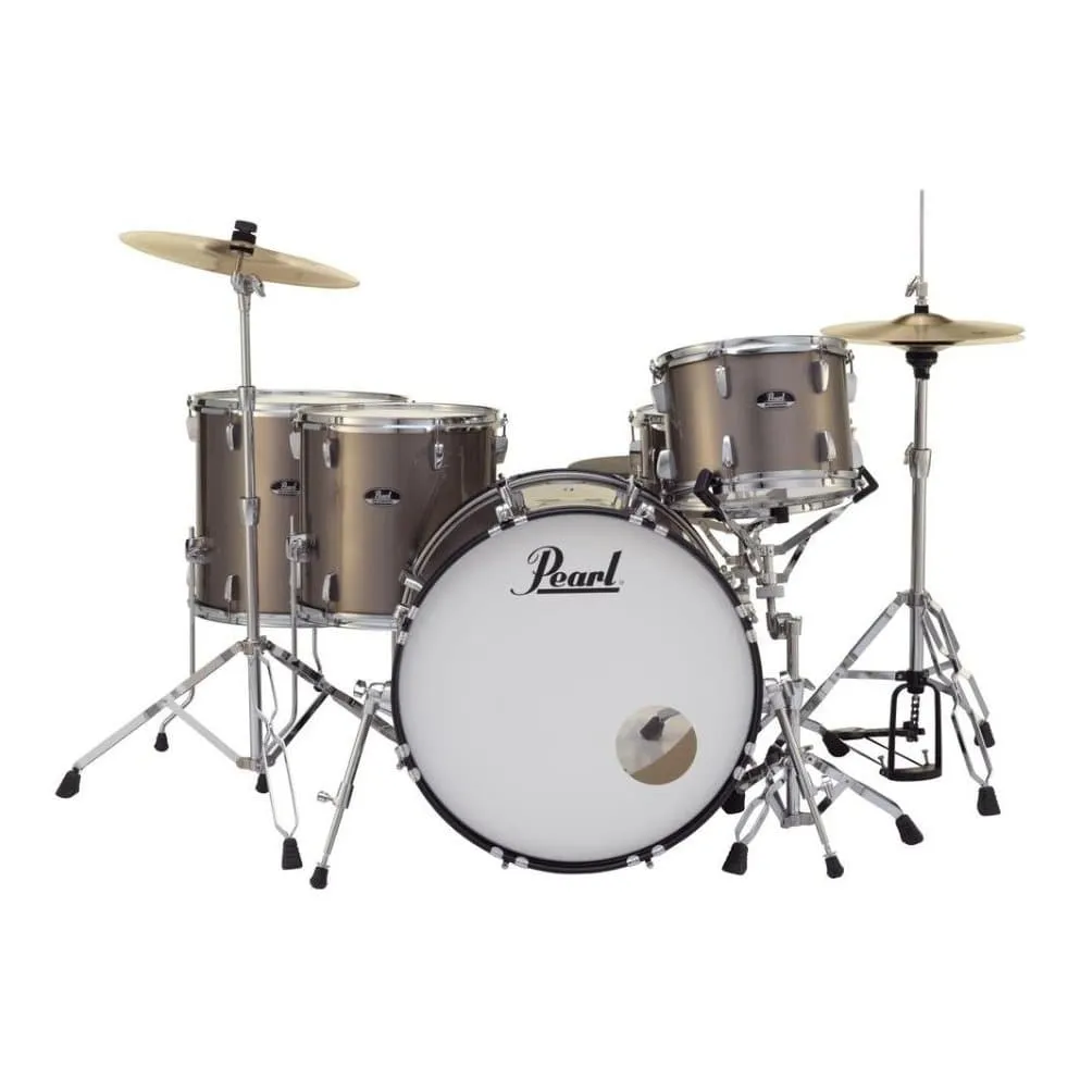 Pearl Roadshow 5 pc Set w/Hardware & Cymbals Bronze Metallic RS525WFC/C707