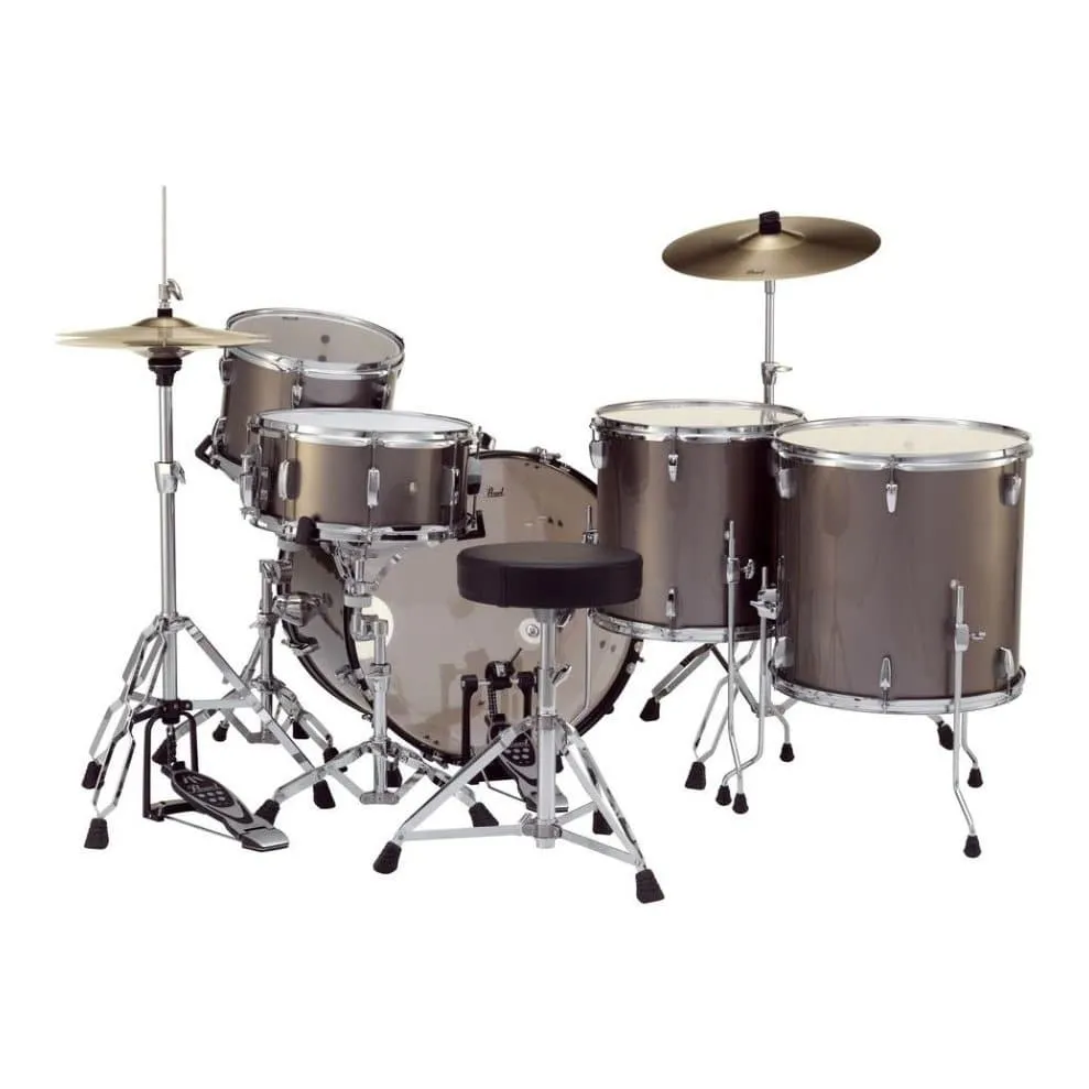 Pearl Roadshow 5 pc Set w/Hardware & Cymbals Bronze Metallic RS525WFC/C707