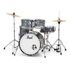 Pearl Roadshow 5 pc Set w/Hardware & Cymbals Charcoal Metallic RS505C/C706