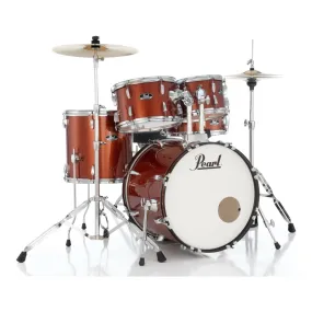 Pearl Roadshow 5pc Drum Set w/Hardware & Cymbals Burnt Orange Sparkle