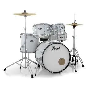Pearl Roadshow 5pc Drum Set w/Hardware & Cymbals Pure White