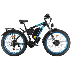 Philodo H8 - Dual Motor All-Wheel-Drive Fat Tire “Monster of a Bike” - Top Speed 28mph - 2000W