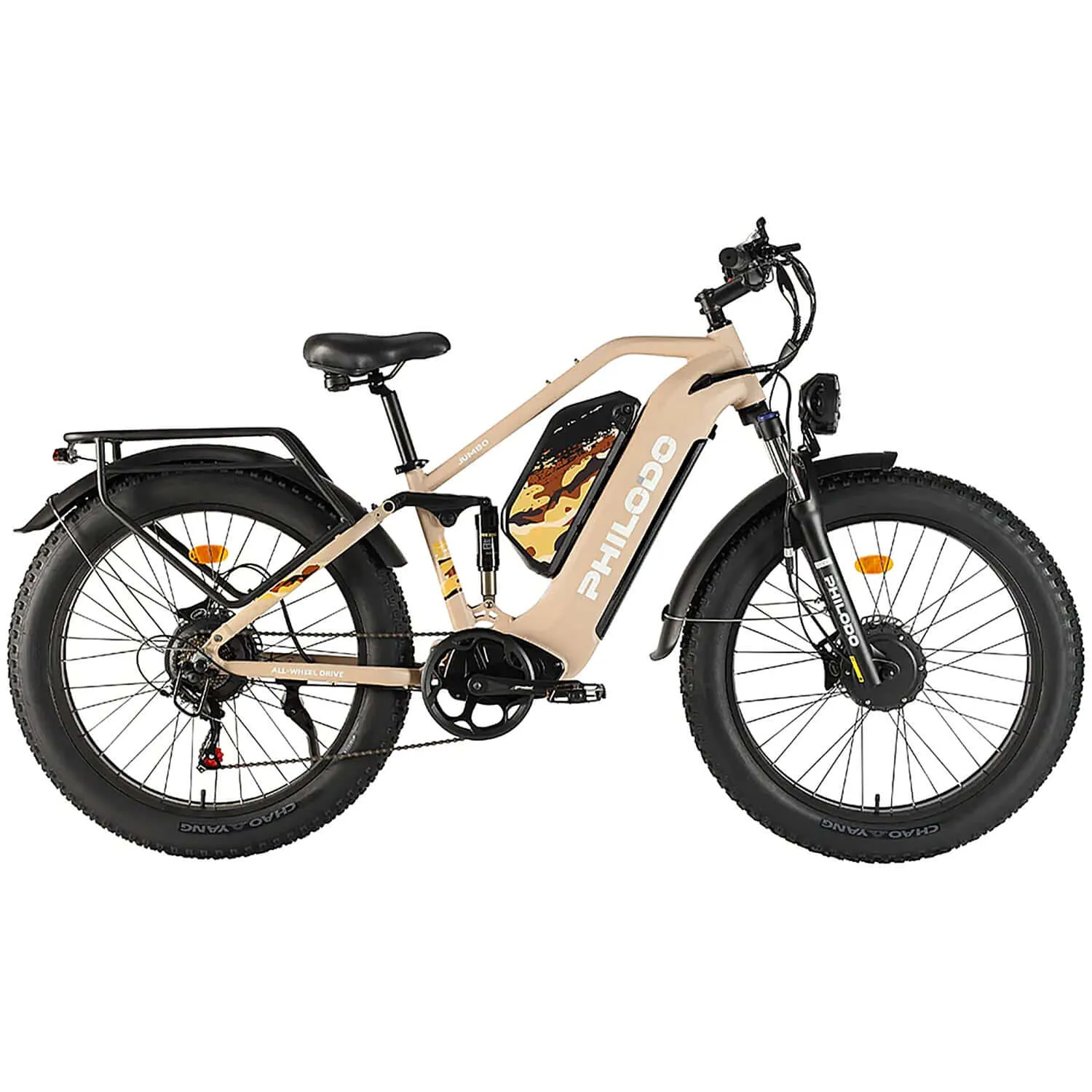 Philodo Jumbo Dual Motor Dual Battery Full Suspension Electric Bike