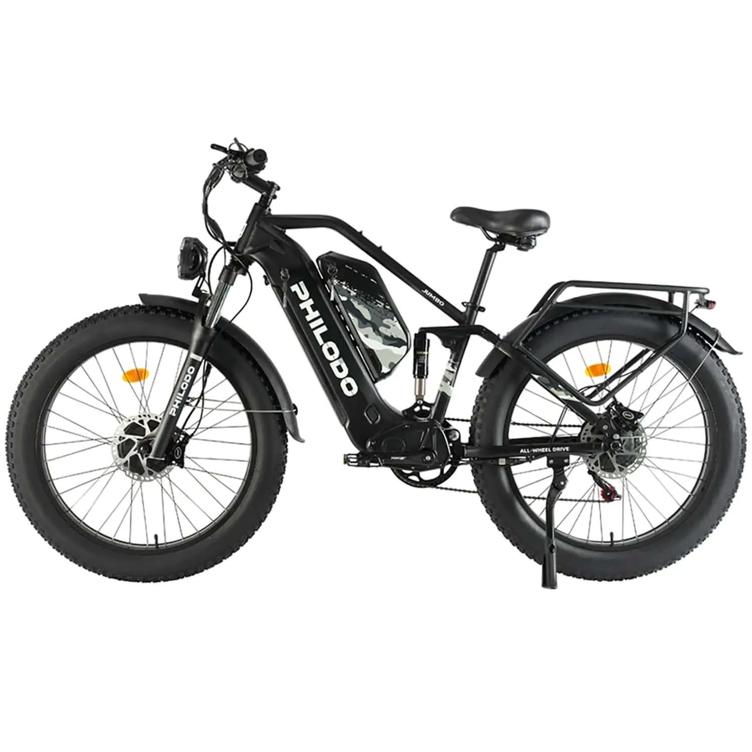 Philodo Jumbo Dual Motor Dual Battery Full Suspension Electric Bike