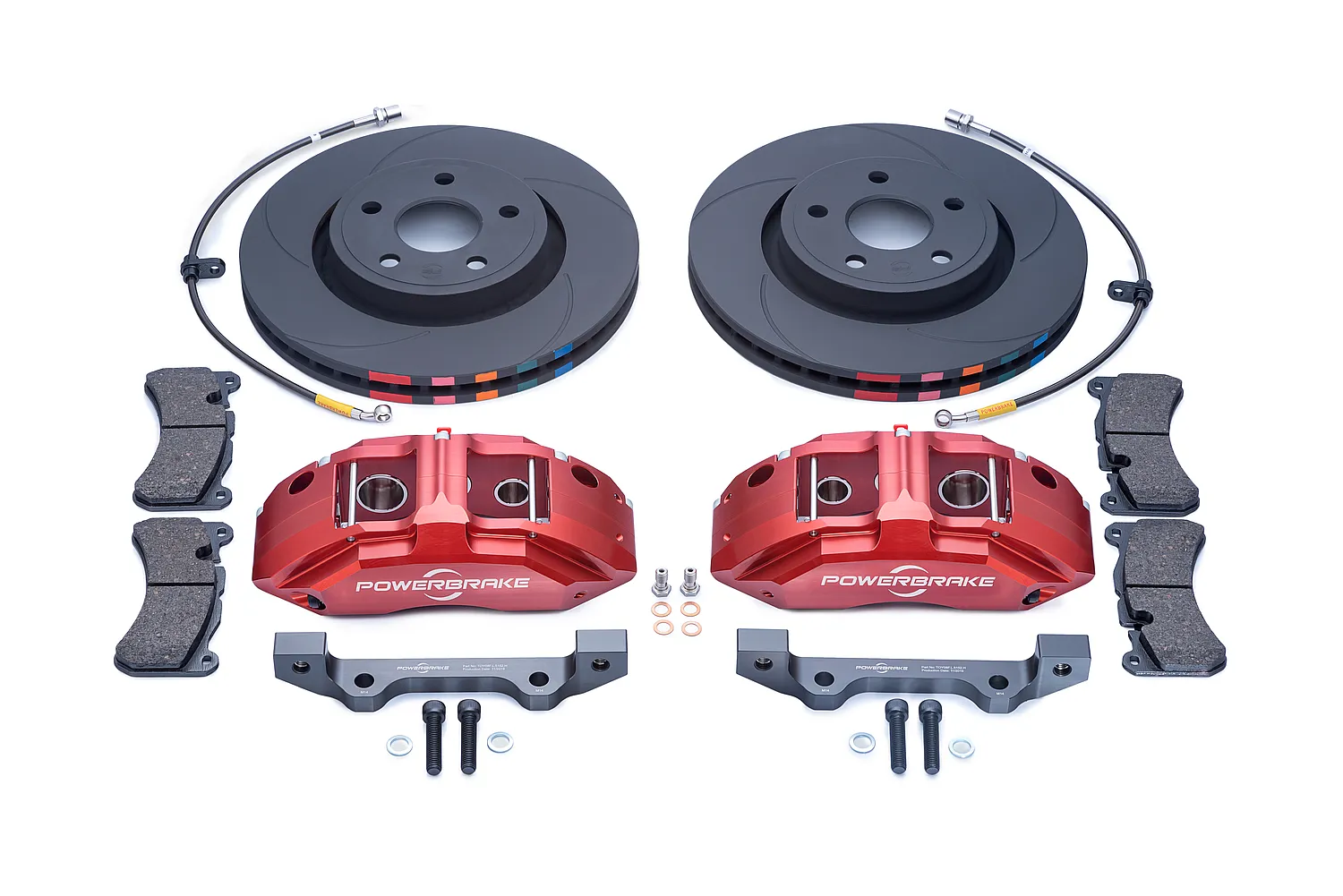 Powerbrake X-Line 4x4 Big Brake Stage-1 for 2007-2018 Jeep JK