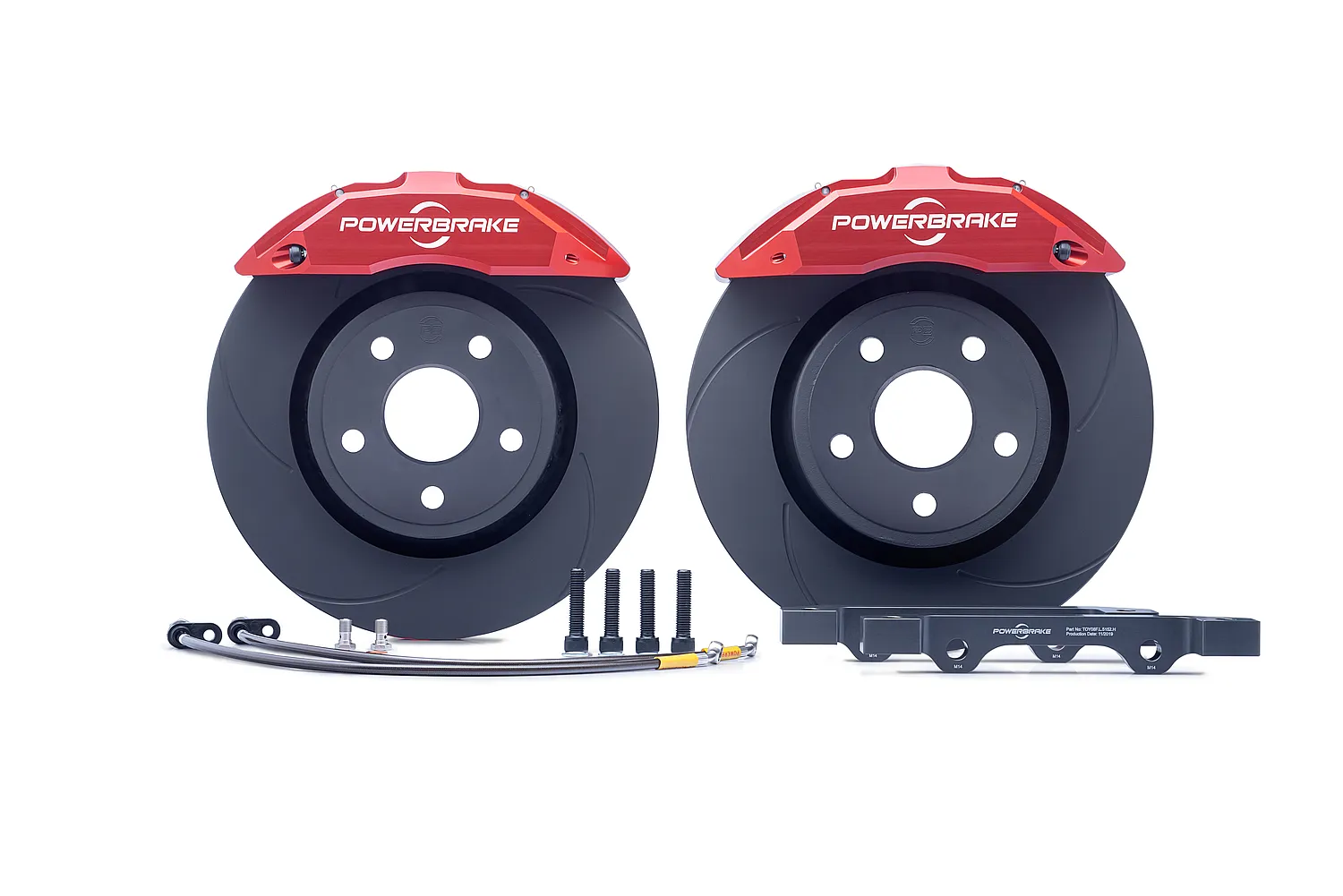 Powerbrake X-Line 4x4 Big Brake Stage-1 for Jeep JL Sahara/Rubicon 2019 