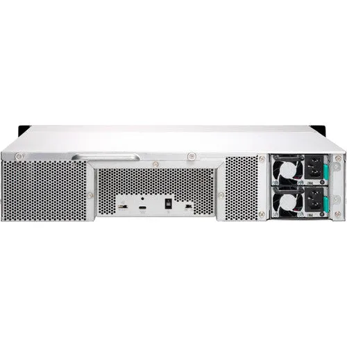 12-Bay 2U Rackmount JBOD Expansion Unit with USB-C 3.1 Gen 2 10Gbps - QNAP TL-R1200C-RP-US