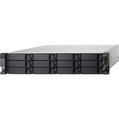 12-Bay 2U Rackmount JBOD Expansion Unit with USB-C 3.1 Gen 2 10Gbps - QNAP TL-R1200C-RP-US