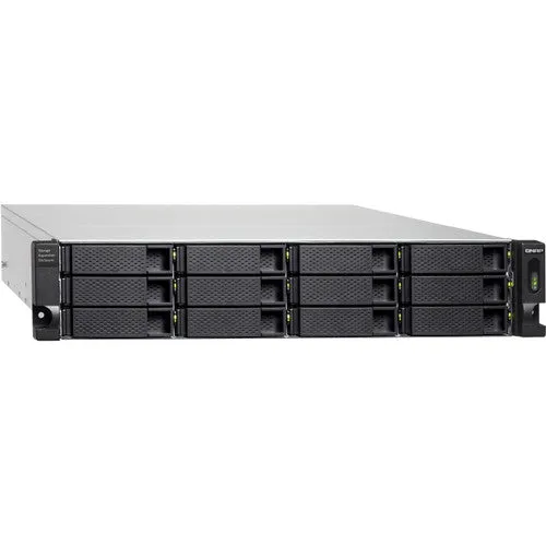 12-Bay 2U Rackmount JBOD Expansion Unit with USB-C 3.1 Gen 2 10Gbps - QNAP TL-R1200C-RP-US