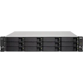 12-Bay 2U Rackmount JBOD Expansion Unit with USB-C 3.1 Gen 2 10Gbps - QNAP TL-R1200C-RP-US