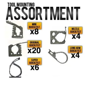 Quick Fist Tool Mount Assortment Pack