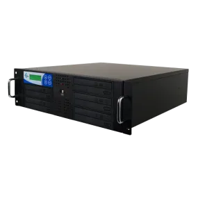 Rack Mount 5-Copy 24x DVD/CD Duplicator Black With 500GB (RK5TDVDB)