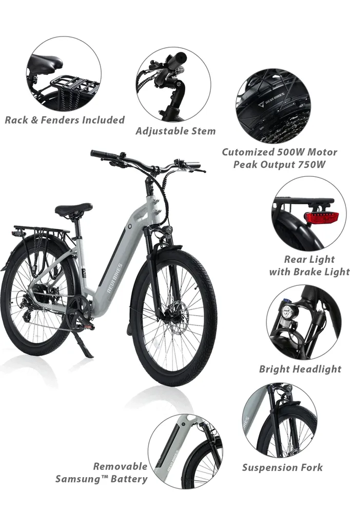 Revi Bikes Oasis 500W Low Step Electric Bike