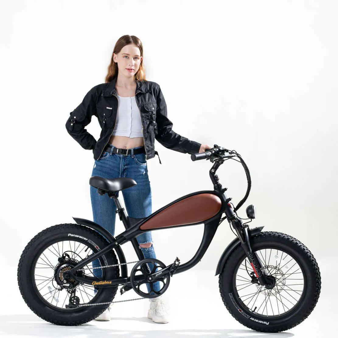 Revi Cheetah Cafe Racer Mini Vintage Motorcycle E-Bike