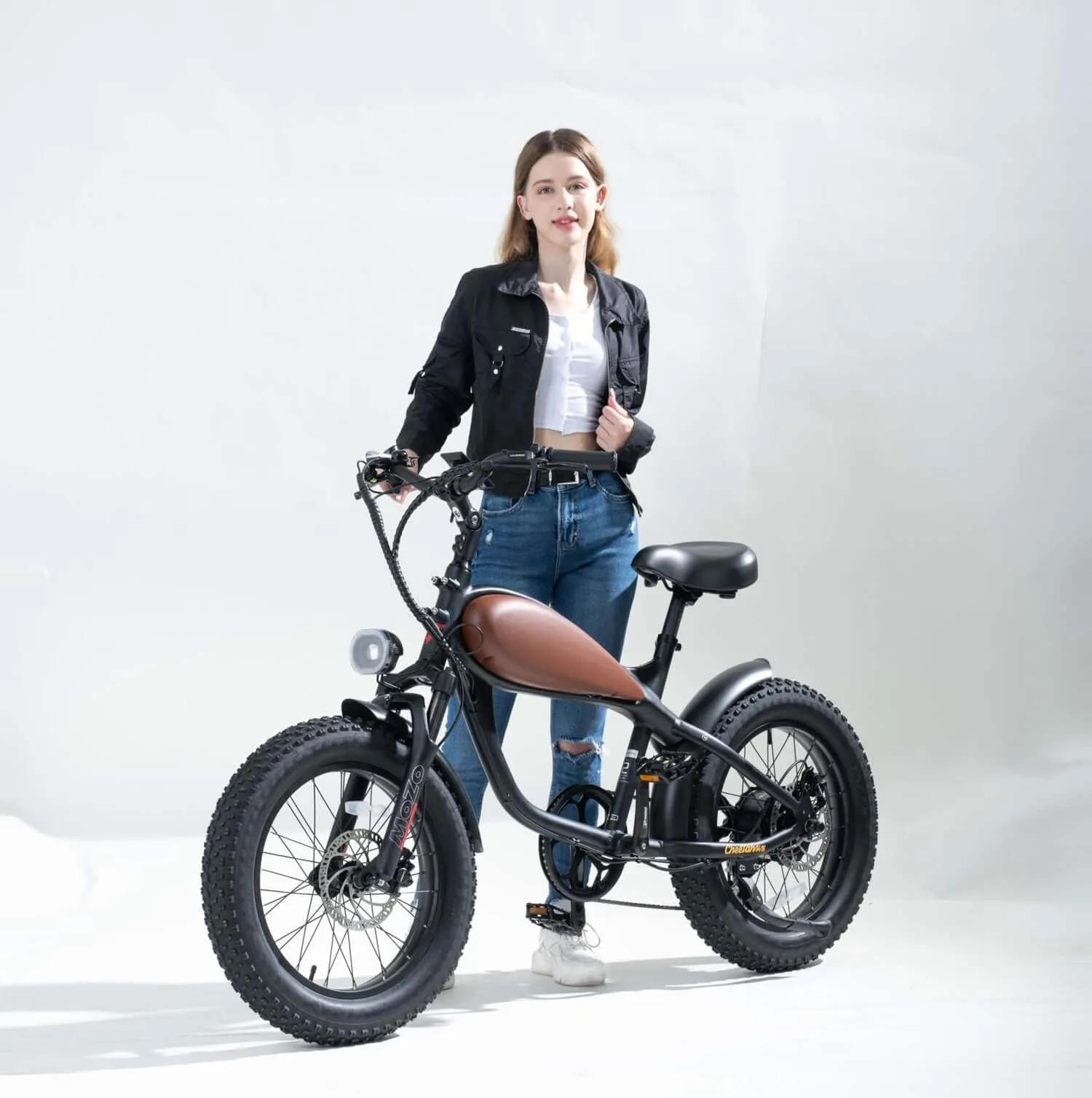 Revi Cheetah Cafe Racer Mini Vintage Motorcycle E-Bike