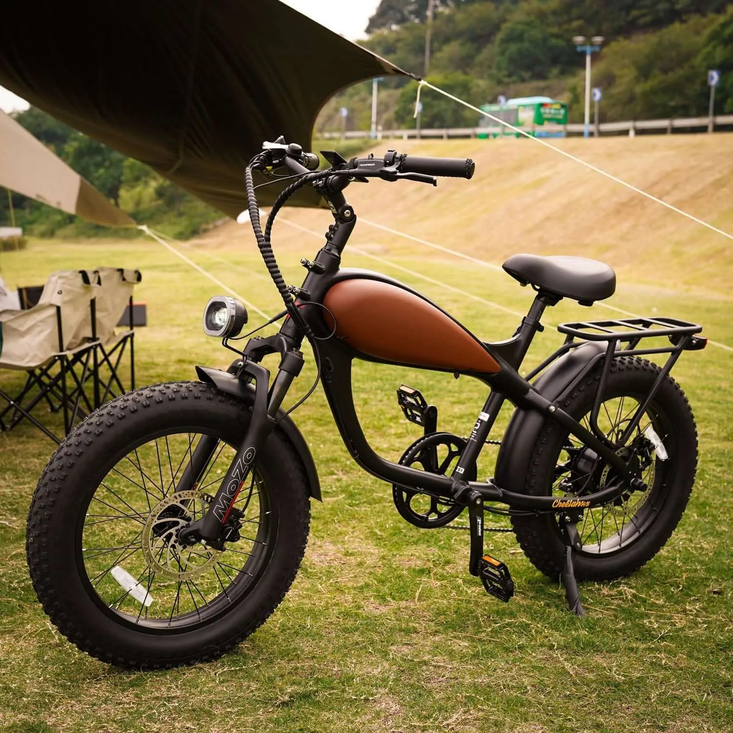 Revi Cheetah Cafe Racer Mini Vintage Motorcycle E-Bike