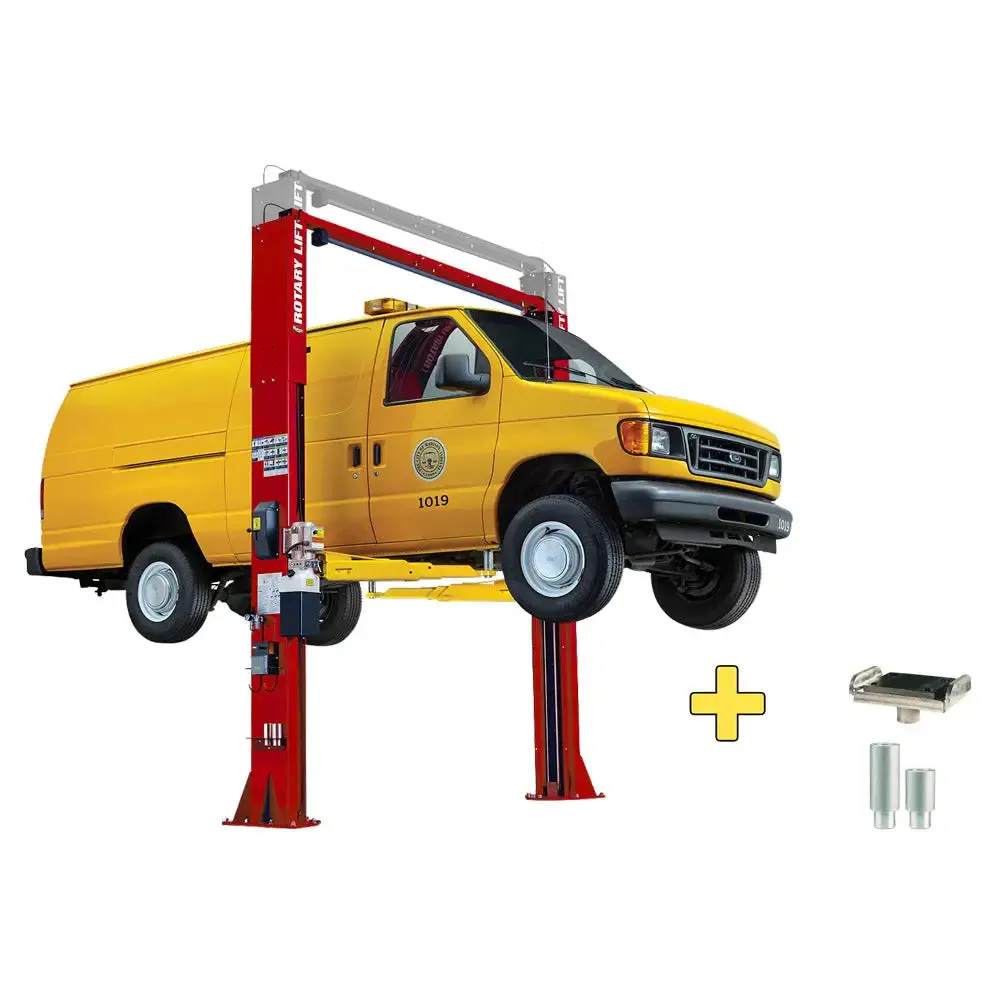 Rotary SPO12-TACL 12K Two-Post Symmetrical Lift, Low Ceiling