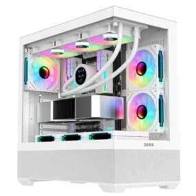 Sama SV-02 3x ARGB Fans | BTF Support ATX-White