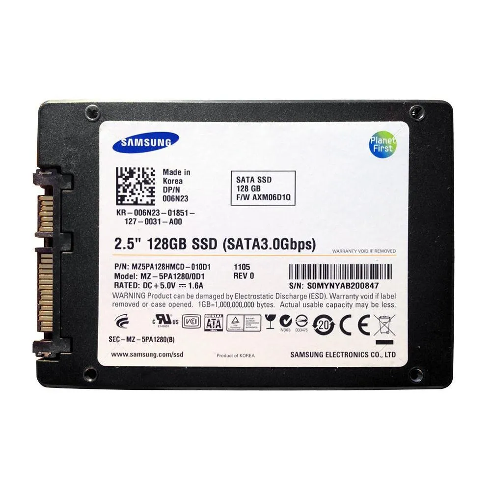 SAMSUNG 2.5" 128GB SATA III Internal Solid State Drive SSD