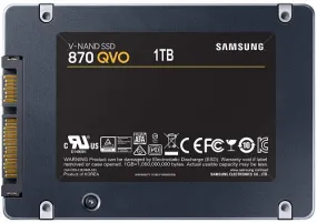 Samsung 870 QVO 1TB Internal SSD 2.5 Inch SATA - MZ-77Q1T0BW